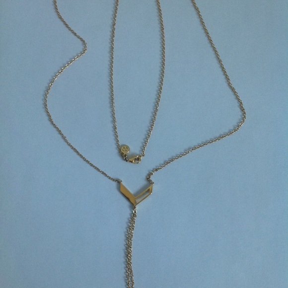 NWOT GORJANA NECKLACE GOLD TONE - Picture 7 of 8